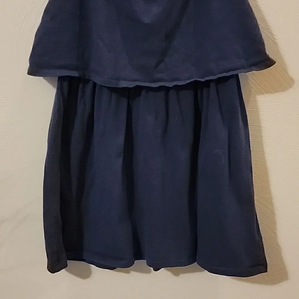 OSHKOSH B'GOSH OKBG NAVY BLUE SLEEVELESS DRESS, SIZE 7